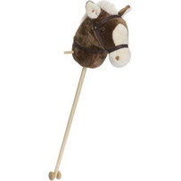 Teddykompaniet - Hobby Horse w. sound, brown - TK12567