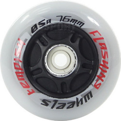 ΡΟΔΑΚΙΑ INLINE SKATE TEMPISH FLASHING BLUE 76X24 85A SET