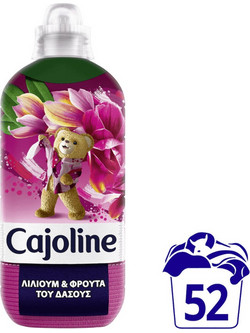 Cajoline Μαλακτικό Ρούχων 1.096ml 52μεζ. με Άρωμα Λίλιουμ & Φρούτα του Δάσος