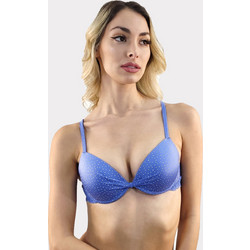 Lormar Σουτιέν Push Up με Μπανέλα Μπλε