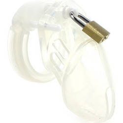 Silicone Chastity Cock Cage Clear