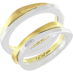 FaCad'oro WR-85S Ασημένιες Βέρες Γάμου