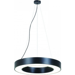InLight Κρεμαστό Φωτιστικό Οροφής Μονόφωτο LED με Φυσικό Λευκό Φως Μαύρο 6171-80-BL