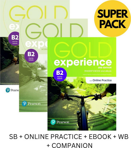 GOLD EXPERIENCE B2 SUPER PACK (SB + ONLINE PRACTICE + EBOOK + WB + COMPANION) 2ND ED