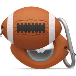 Θήκη AirTag 2 / 1 Elago Ball Series Rugby Case Premium Σιλικόνης με Μπρελόκ - Rugby (EAT2-BALL-RUGBY)