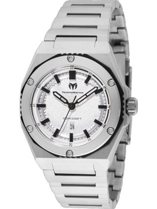 TechnoMarine Coral Ανδρικό Ρολόι με Ασημί Καντράν TM-416043