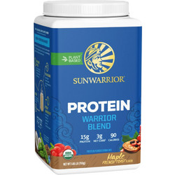 Sunwarrior Protein Warrior Blend Maple French Toast Φυτική Πρωτεΐνη Γράμμωσης 750gr