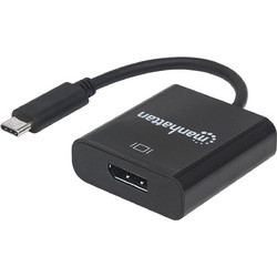 Αντάπτορας USB-C male σε DisplayPort female Manhattan - Μαύρο 152020