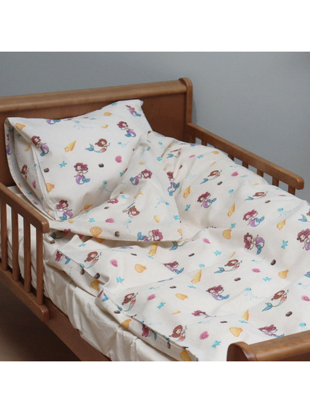 By Mats - Bed Linen Junior Size 100 x 140 cm - Mermaid Shell (MAT143)