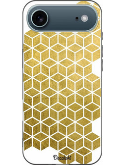 Gold Cubes Θήκη Κινητού Σχέδιο 50038 - iPhone, iPhone 17 Air, Soft TPU Case