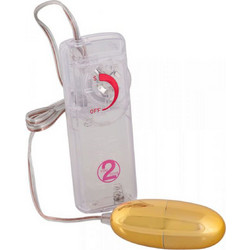 You2Toys Χρυσόςen Star Δονητής Egg για Ζευγάρια με Τηλεχειριστήριο 6cm Χρυσός