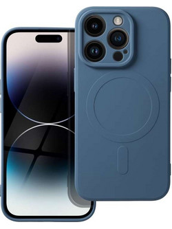 Silicone Mag Cover Θήκη iPhone 14 Pro Blue