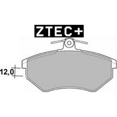 ΔΙΣΚΟΦΡΕΝΑ ZTEC+ VW ΕΜΠΡ.BP201680