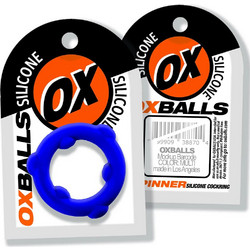 Oxballs Spinner Cockring Ελαστικό Δαχτυλίδι Πέους Σιλικόνης 5.1cm Μπλε