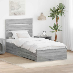 vidaXL Σκελετός Κρεβατιού με Συρτάρι 75x190cm 3412032