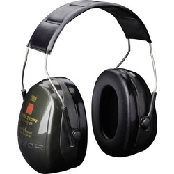 3M(TM) PELTOR(TM) Optime(TM) II Ωτοασπίδες, 31 dB, Πράσινες, Στέκα Στήριξης Κεφαλής, H520A-407-GQ