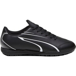 Puma Vitoria TF 107487-01 Παιδικά Ποδοσφαιρικά Παπούτσια με Σχάρα Μαύρα