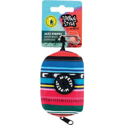 M-Pets Urban Style Waste Bags Dispenser Θήκη για Σακουλάκια Απορριμμάτων Σκύλου Jazz Stripes