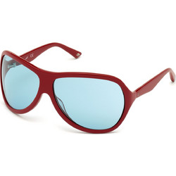 Web WE0290 66V Γυναικεία Γυαλιά Ηλίου Aviator Κοκάλινα Κόκκινα με Μπλε Polarized Φακό
