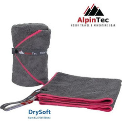 AlpinTec Drysoft XL - Πετσέτα Microfiber 75x150 cm, Χρώμα: Fuchsia