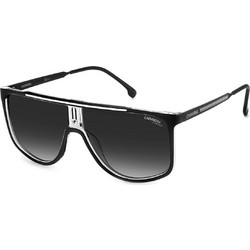 Carrera CA1056/S 80S/9O Ανδρικά Γυαλιά Ηλίου Oversized Μεταλλικά Μαύρα με Μαύρο Degradee Φακό