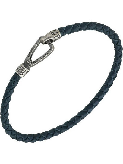 Marco Dal Maso Lash Braided Βραχιόλι Blue AGBR0046-01BVPB2-M