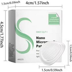 Nano Micro Needle Plasters SMGT-GLP-1 Microneedle Plasters 4patches