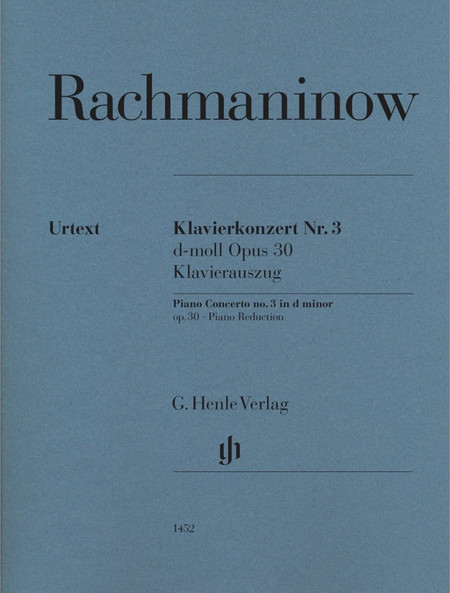 G. Henle Verlag Sergei Rachmaninoff - Piano Concerto no. 3 d minor op. 30 (Piano Reduction)