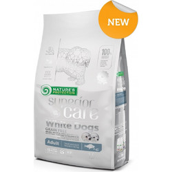 Nature's Protection Superior Care White Dogs Adult Small & Mini Grain Free with Fish 10kg