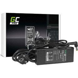 Green Cell Φορτιστής Laptop 90W 19V 4.74A για Acer με Ενσωματωμένο Καλώδιο Τροφοδοσίας AD02P