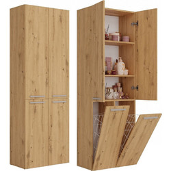 Topeshop NEL 2K DD ART KPL Ντουλάπι Μπάνιου Δαπέδου Ξύλινο 5904507206819