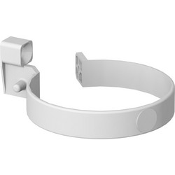 Στήριγμα σωλήνα υδρορροής 120x85mm λευκό
