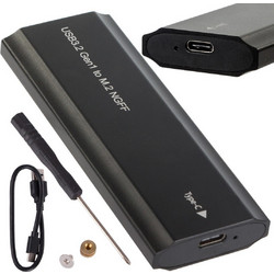 Θήκη M.2 SSD NGFF σε USB 3.1 Type-C Αλουμινίου (2230-2280mm)