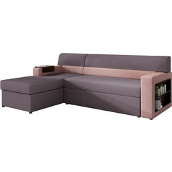 Radium Γωνιακός Καναπές Αριστερή Γωνία Μωβ 250x160x85cm 16394069
