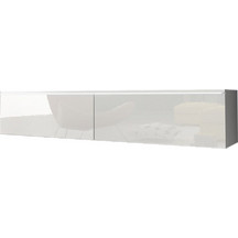 PoliHome Έπιπλο Τηλεόρασης Ξύλινο Λευκό Μ140xΠ33xΥ30cm Dalia 162295289