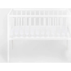 Woodies Ξύλινο λίκνο Crib White 0+