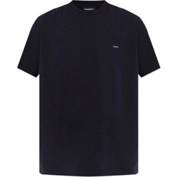 DSQUARED2 LOGO PLAQUE COOL FIT T-SHIRT ΜΠΛΟΥΖΑ S74GD1522 D20106 478-NAVY BLUE