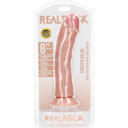 Shots Realrock Slim Curved 22.5cm Flesh