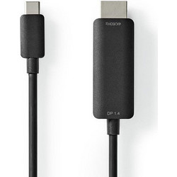 Καλώδιο Nedis USB-C σε HDMI Black (1 μέτρο)