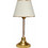HomeMarkt HM7591.02 Πορτατίφ Ε27 Λευκό Χρυσό Φ22xΥ45cm