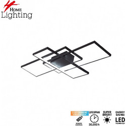 Home Lighting SE LED 4 TESSERA BLACK 86*48*10cm 3CCT WITH MEMORY IP20 50W 2 YEARS WARRANTY Z4 77-50988