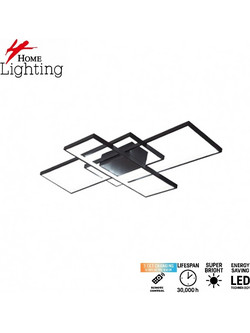 Home Lighting SE LED 4 TESSERA BLACK 86*48*10cm 3CCT WITH MEMORY IP20 50W 2 YEARS WARRANTY Z4 77-50988