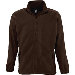 Sol's ped Ανδρική Ζακέτα Fleece με Φερμουάρ Καφέ 55000-394