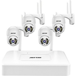 Ασύρματο Wi-Fi Σύστημα Ασφαλείας CCTV με 4 PTZ Κάμερες & NVR - 2MP, H.265