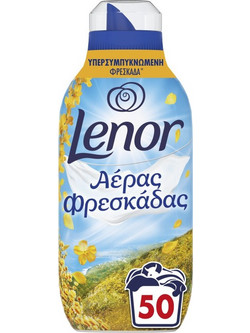 Lenor Fresh Air Μαλακτικό Ρούχων Ολάνθιστα Λιβάδια 50 Μεζούρες, 700ml