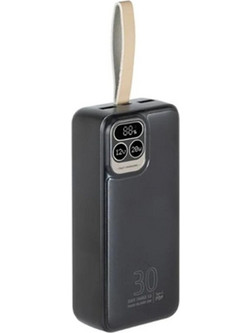 Rivacase VA2585 Power Bank 30000mAh 20W με 2 Θύρες USB-A Quick Charge 3.0 & Power Delivery Black