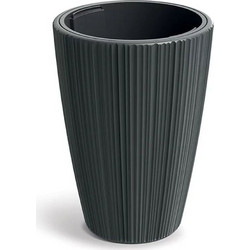 Iliadis Oro Round Κασπώ Πλαστικό Σκούρο Γκρι 39x55cm 774084