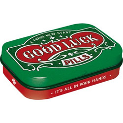 Nostalgic Μεταλλικό κουτάκι με μέντες Nostalgic Pharmacy - Good Luck Pills 15gr