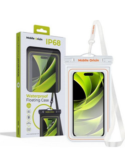 Mobile Origin Waterproof Floating Case 6,5'' white/orange - (DBL-WHT-ORG01)