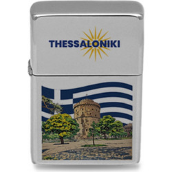 Αναπτήρας Ronson Fluid Lighter Chrome Brushed Thessaloniki 200007 RON022